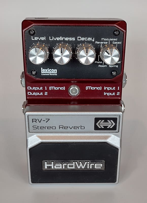 DigiTech Hardwire RV-7 Stereo Reverb 2010s - Purple | Reverb
