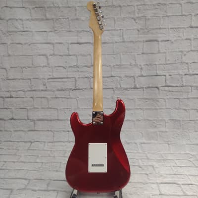 Gatto Strat Style Candy Red EMG Electric Guitar image 7