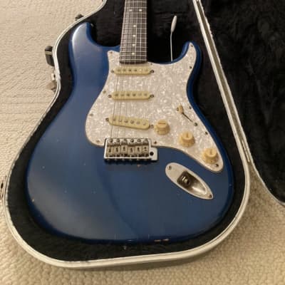 Fender American Highway One Stratocaster Cory Wong Vulfpeck 2002 Sapphire Blue Transparent image 9