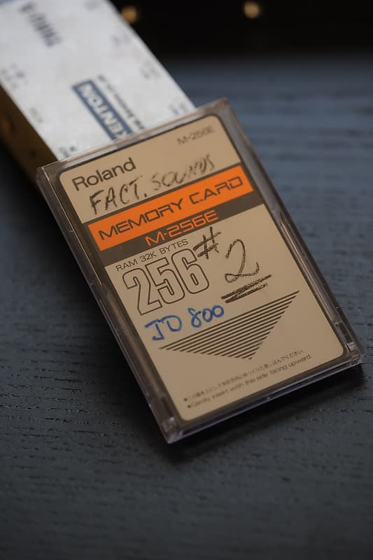 Roland M-256E Memory Card | Reverb