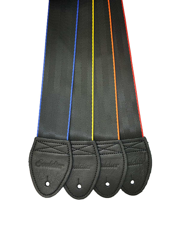 Souldier Plain Seat Belt Strap - Black / Blue image 1