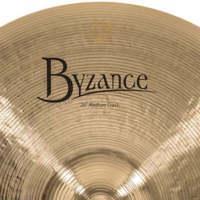 Meinl Byzance Brilliant Medium Crash Cymbal 20 image 4