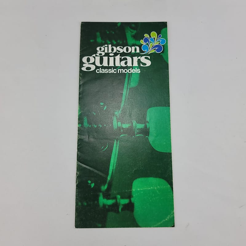 1970 Gibson Classic Models Classical Guitar Catalog Brochure Reverb