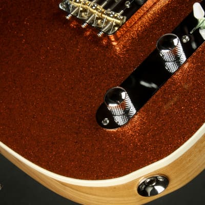Suhr Eddie's Guitars Exclusive Custom Classic T Roasted - Orange Sparkle image 20