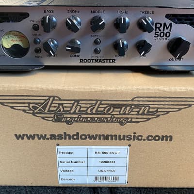 Ashdown RM-500-EVOII bass head - In stock with fast shipping! image 1
