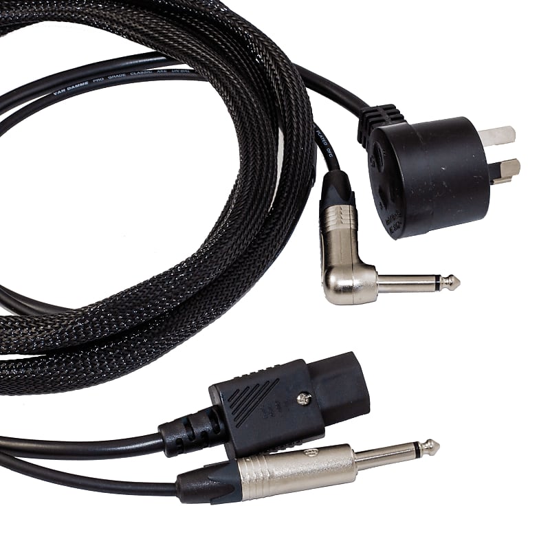 Loopi Pedalboard Stage Loom 2 Instrument + IEC Power Reverb