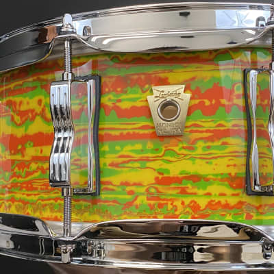 Ludwig 5x14" Classic Maple Snare Drum - Citrus Mod image 8