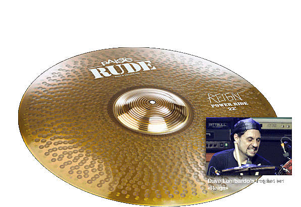 Paiste RUDE 22" Power Ride Cymbal/"The Reign"/New/Warranty/Model # CY0001125722 image 1