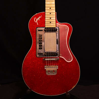 ギター Hahn Guitars Model 112 Sparkle Red Hahn Guitars Model 112 Sparkle Red
