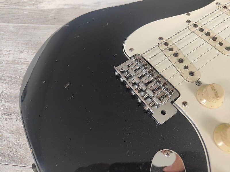 Greco | SE-500B ('70年代 ジャパンビンテージ) 1974 Greco Japan SE-500B Vintage Stratocaster (Black) | Reverb