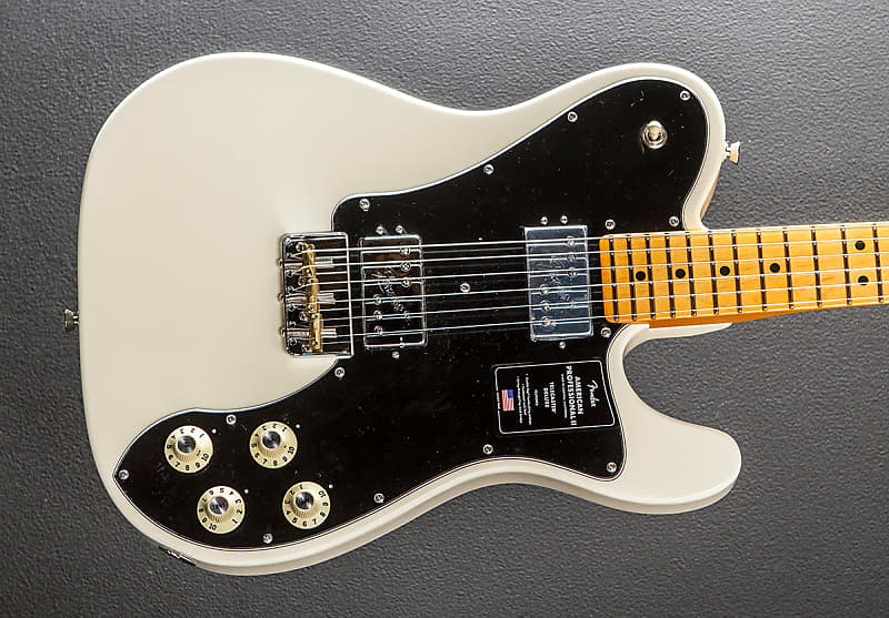 American Professional II Telecaster Deluxe - Olympic White | Reverb