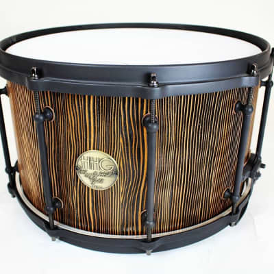 HHG drums 14x9 Reclaimed Douglas Fir Stave Snare Drum image 7