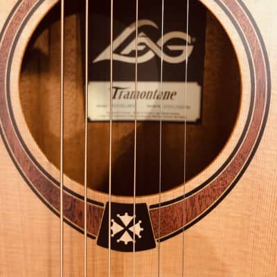 Lag TRAVEL-RCE Travel Series Solid Red Cedar Top Khaya Neck 6-String Acoustic-Electric Guitar w/Case image 13