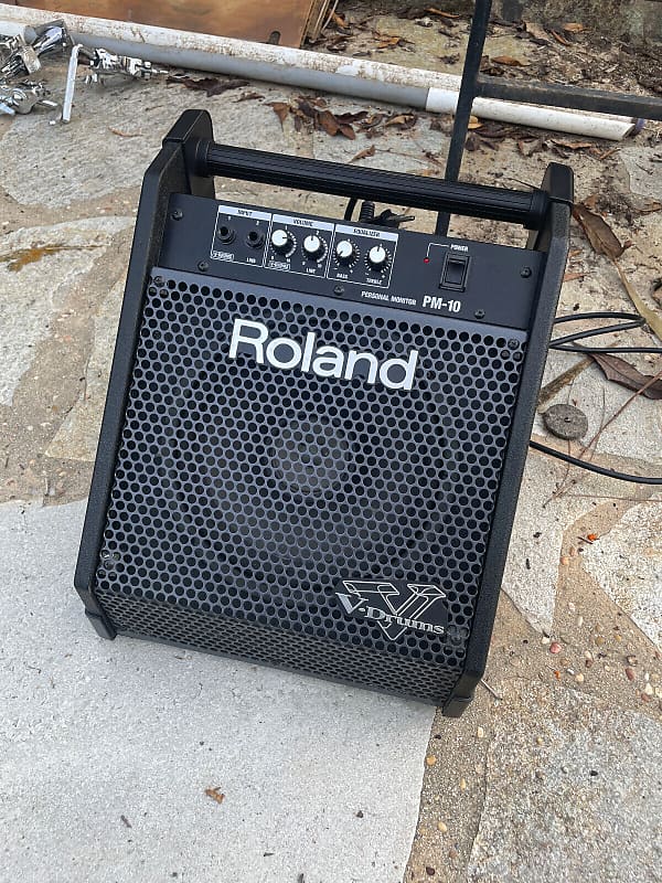 Roland PM-10 V-Drum Speaker System /Speaker Amp Amplifier image 1