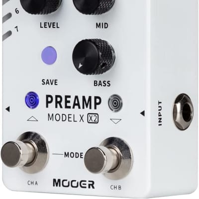 Mooer Preamp Model X X2 Dual-channel Preamp Pedal  Guitar Effects Pedal image 3