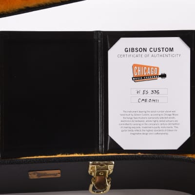 Gibson Custom Shop 1961 ES-335 Reissue "CME Spec" Heavy Antique Pelham Blue VOS (Serial #CME01411) image 10