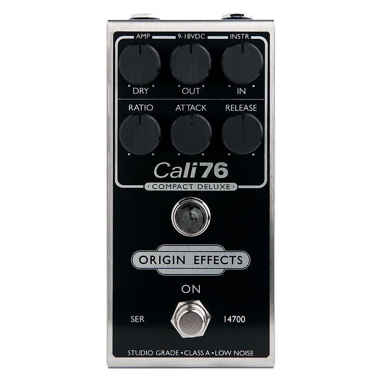 Origin Effects Cali76 Compact Deluxe Compressor Exclusive Blackout Finish image 1