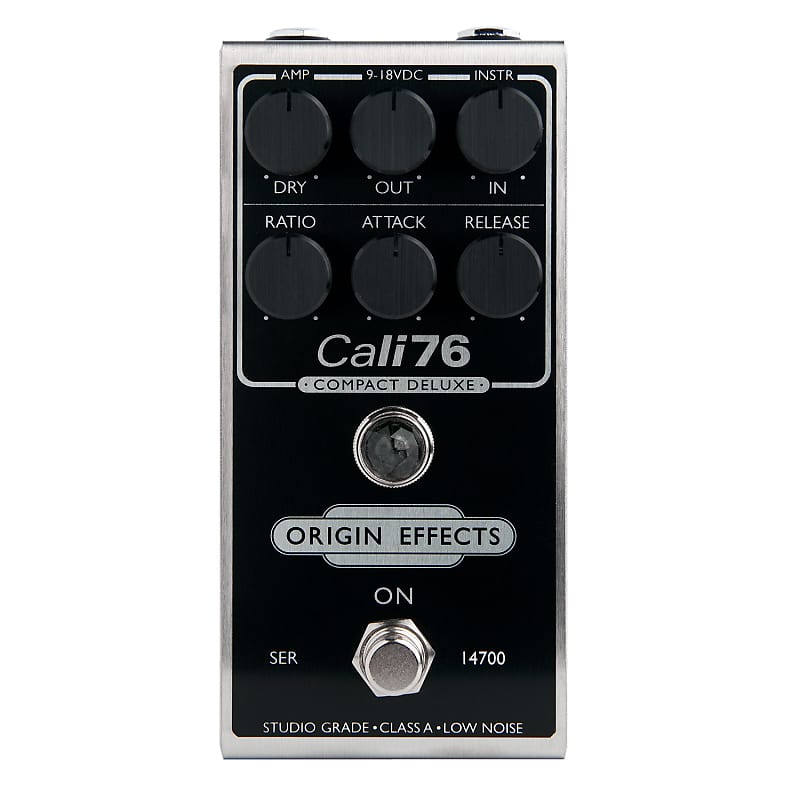 Origin Effects Cali76 Compact Deluxe Compressor Exclusive Blackout Finish