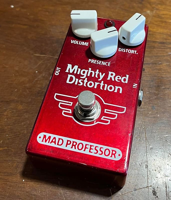 Mad Professor Mighty Red Distortion with orig box etc - Red