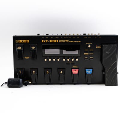 Reverb.com listing, price, conditions, and images for boss-gt-100-amp-effects-processor