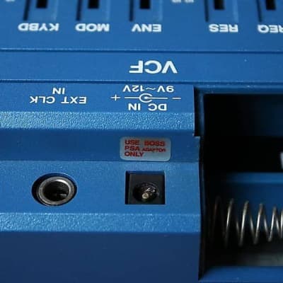 1983 Roland SH-101 32-Key Monophonic Synthesizer Blue w/ Mod Grip (Clean!) image 9