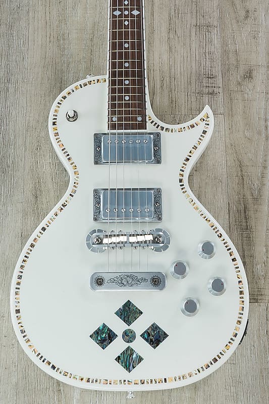 Zemaitis Guitars A24SU Superior Antanus Electric Guitar White