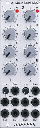 鍵盤楽器 Doepfer A-144-2 dual micro ADSR Doepfer A-140-2 Dual ADSR | Reverb