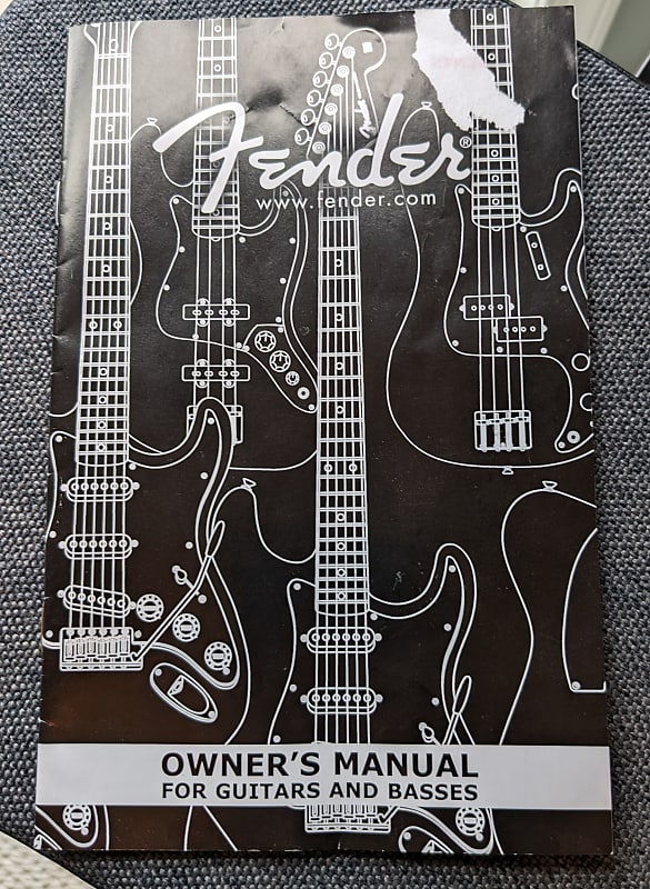 Fender Owners Manual For Guitars and Basses image 1