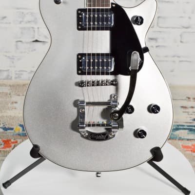 New Gretsch® G5230T Electromatic Jet FT Single Cut with Bigsby Airline Silver image 1