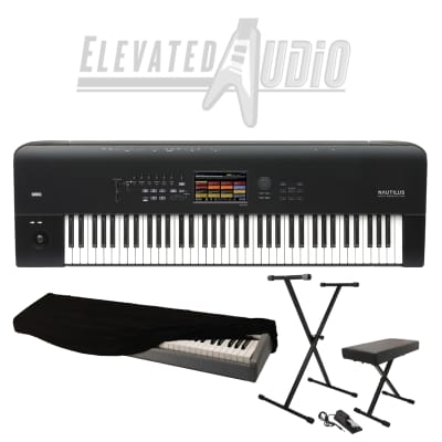 Korg Nautilus 73-Key Music Workstation, Free Stand, Bench, Pedal and Dust Cover. Buy from CA's #1 Dealer Now!