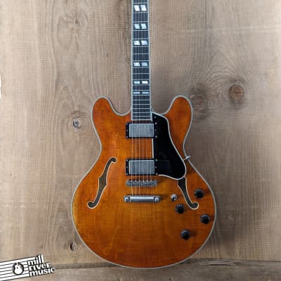 Eastman T59/v AMB Semi-Hollow Body Electric Amber Antique Varnish w/HSC image 4