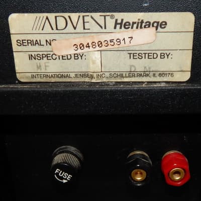 Advent Heritage vintage tower home floor speakers image 8