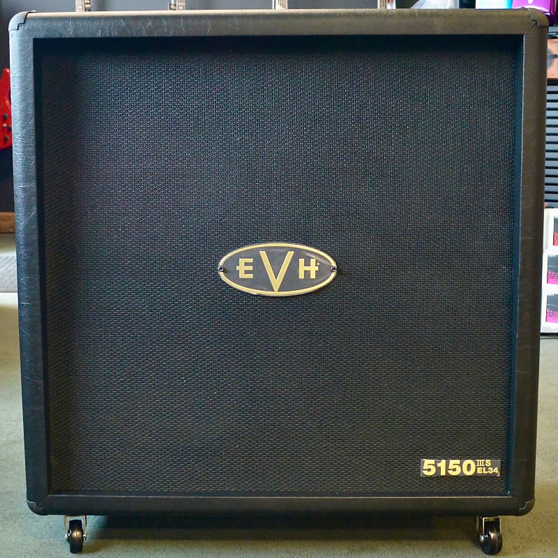 EVH 5150III®S EL34 4x12 Cabinet, Black and Gold image 1