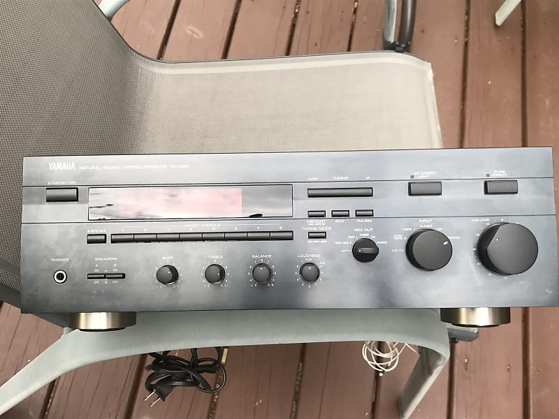 Yamaha RX 596 Stereo AM FM Receiver- Phono Ready -  80 W image 1