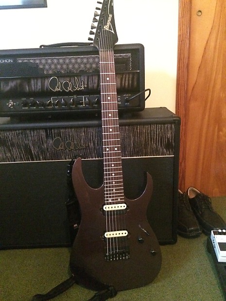 Ibanez RG7421 MIJ Cherry Fudge 7 String w Upgrades HSC
