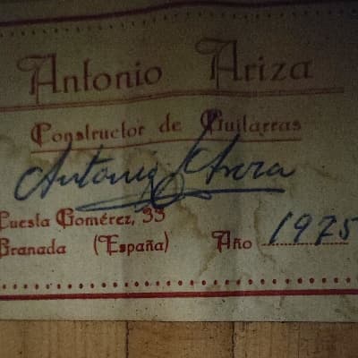 Antonio Ariza Flamenco Flamenca 1975 - Vernis au tampon image 3