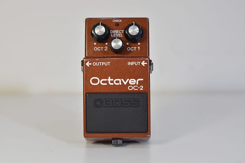 Boss OC-2 Octaver (Black Label) 1982 - 1984 - Brown | Reverb