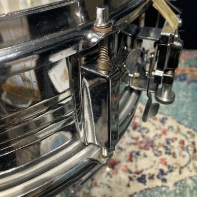 Yamaha 14x5" Steel Shell Snare Drum, No Badge 1980s - Chrome image 20