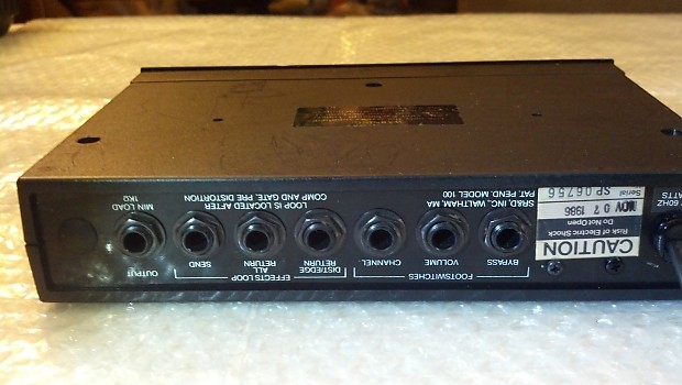 ROCKMAN SUSTAINOR MODEL 100 PRE-AMP BOSTON TOM SCHOLZ (Sweet