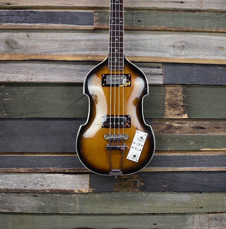 グヤトーン VB-28 バイオリンベース Guyatone VB-28 Violin Bass 1970's | Reverb