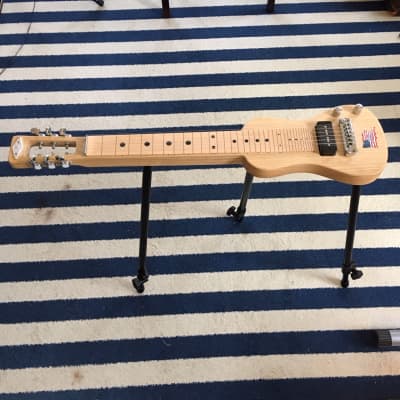 SX Lap 2 Ash NAT Electric Lap Steel Guitar w Bag Stand 2018 swamp ashe clear Reverb