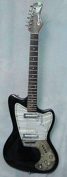 Dan Electro/Coral Hornet 1960's Black image 1