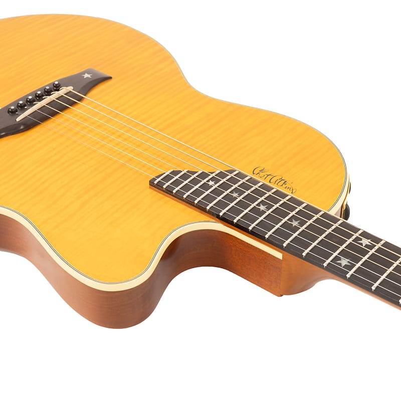 Vintage Gibson Chet Atkins SST Natural Flame Maple 1994 | Reverb
