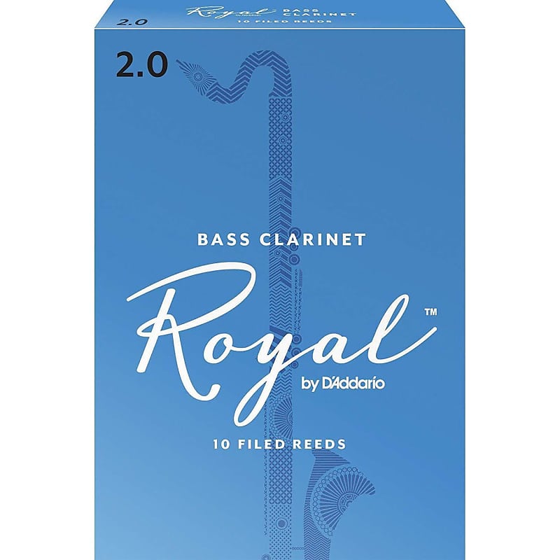 Rico Royal Bass Clarinet Reeds, Strength 2, 10 Pack image 1