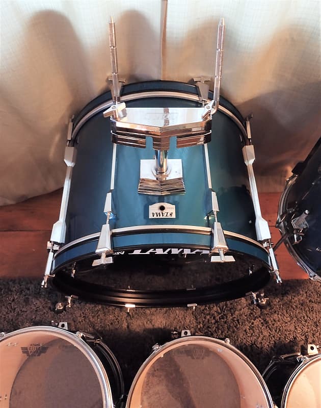 Tama Rockstar DX 6-Piece Drum Set in Ocean Blue. | Reverb