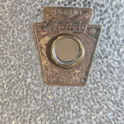 Ludwig Club Date 60's era in Silver Sparkle image 4