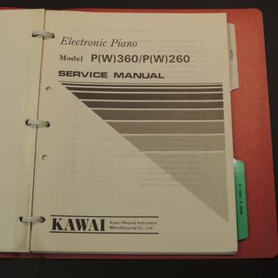 Kawai P-160, P-260, P-360, P-1000, P-2500 Service Manual image 5