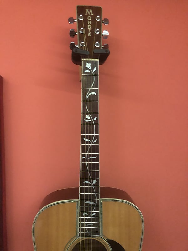 Morris W-619 Tree of Life 1975 Martin D45/ D60 Taylor Style Acoustic + Ultra Rare Case imagen 1