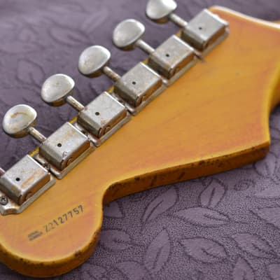 Fender American Stratocaster Magenta Sparkle Heavy Relic Custom Shop Texas Specials image 12