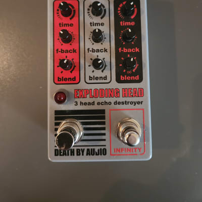 Death By Audio Exploding Head 2022 - Grey / Red for sale